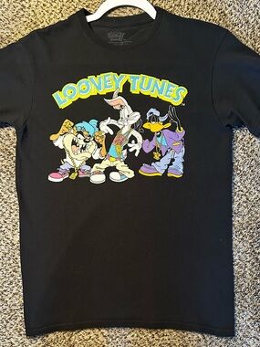 Warner Bros. Black Looney Tunes Hip-Hop Character Tee